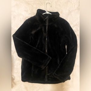 Black plush 32 Degree Heat zip up jacket